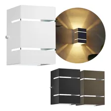 20x Arandela Externa 2 Frisos 2 Focos G9 Parede Muro Mf115 Estrutura Branco Foto  mini 1