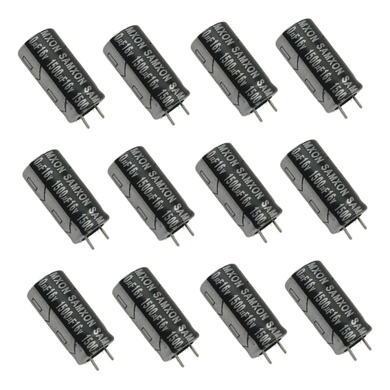 20x Capacitor Eletrolítico 1500uf/16v 105° 10x20mm Foto 1