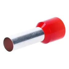 20x Kit Terminal Tubular Ilh贸s 35mm Longos Vermelho Isolado Foto mini 3