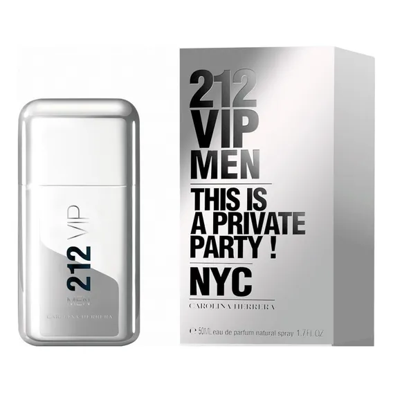 212 Vip Men Carolina Herrera Masculino Edt 50ml Foto 1