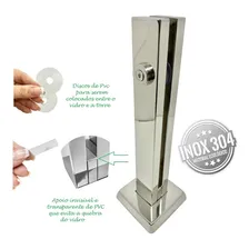 22 Coluna Torre Pinça Guarda Corpo Inox 30 Cm Sacada Foto mini  2