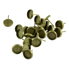 24 brincos redondos de cabochão para venda por atacado de bricolage Foto mini 1