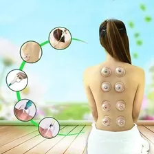 24 Copos Vácuo Terapia Sucção Ventosa Cupping Acupuntura Kit Foto mini 4