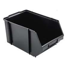 24 Gaveta Plástica Bin N7 Caixa Organizadora Preta Cor Preto Foto  mini 1