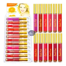 24 Lip Gloss Labial Fashion Ln03018 Lua E Neve Atacado Foto mini 1