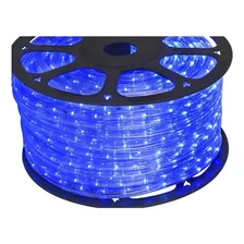 24 Metros Mangueira Luminosa Luz Led Alto Brilho Sanca Luz Azul 127v Foto mini 1
