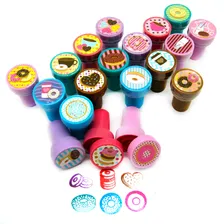 24 Peças De Selos De Donuts Para Crianças Foto mini 3