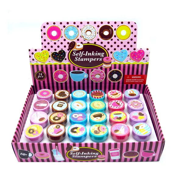 24 Peças De Selos De Donuts Para Crianças Foto 1