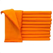 24 Peças Flanela Limpeza Laranja 28x28 Cm Atacado Flanela Foto mini 3