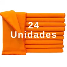 24 Peças Flanela Limpeza Laranja 28x28 Cm Atacado Flanela Foto mini 1