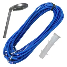 24 Pinos Aluminio Com Extensor Fixação Capa Lona Em Piscina Foto mini 1