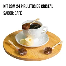 24 Pirulitos De Cristal ( Café, Mel Com Limão Ou Cappuccino) Foto mini 1