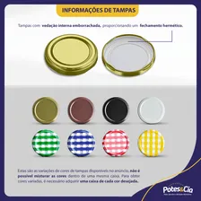 24 Potes Papinha 120ml Com Tampa Metálica Cor Dourado Foto mini  3