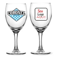 24 Taças 340ml Personalizadas Vidro Lembrancinha Casamento Cor Transparente Foto mini 1
