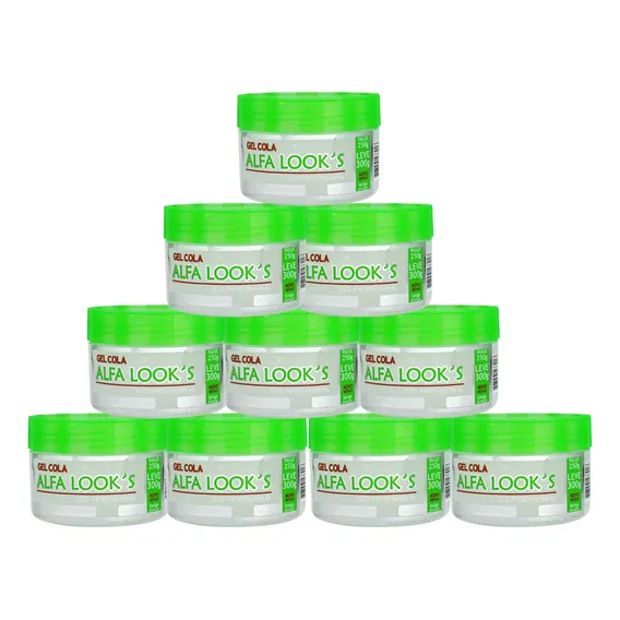 24 Unid Gel Cola Alfa Looks 300g Incolor Foto 1