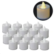 24 Vela Decorativa Vela De Led Amarela + Bateria Foto mini 1