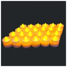 24 Vela Decorativa Vela De Led Amarela + Bateria Foto mini 3