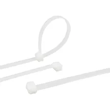 25 Abraçadeira Nylon Enforca Gato 200x4,8mm Branca Beltools Cor Branco Foto mini 3