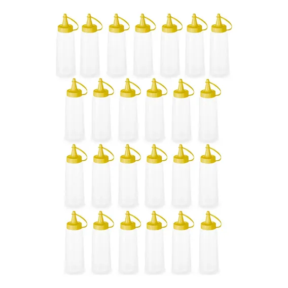 25 Bisnagas Molhos Mostarda Ketchup Maionese 250ml Plasvale Foto 1