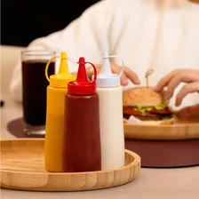 25 Bisnagas Molhos Mostarda Ketchup Maionese 250ml Plasvale Foto mini  2