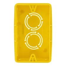 25 Caixas De Luz 4x2 Retangular Amarela Tigre Foto mini 4