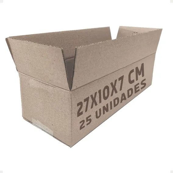 25 Caixas De Papelão Para Correios Sedex E Pac 27x10x7 P2 Foto 1