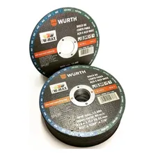 25 Disco De Corte P/aço E Aço Inox Wurth 115 X 1.0 X 22.23 Foto  mini 1