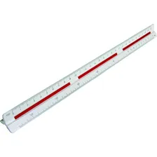 25 Escalímetros Triangular Profissional Trident 7830/1b Foto  mini 1