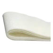 25 Mts Elástico Largo Super Reforçado 100 Mm Cores Cor Branco Desenho Do Tecido Liso Foto mini 3