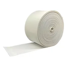 25 Mts Elástico Largo Super Reforçado 100 Mm Cores Cor Branco Desenho Do Tecido Liso Foto mini 1