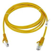 25 Pçs Patch Cord Rj45 Cat6 Cabo De Rede Utp 2,5m Amarelo Foto mini 4