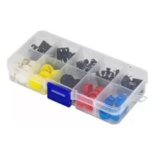 25 Push Button Chave Táctil Botão C/ Capas Coloridas 5 Cores 0 Foto mini 4