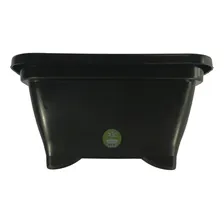 25 Vasos Quadrado Pote 13 X 13 Preto Suculenta Bonsai Cacto Foto mini 2