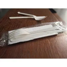 250 Kit Garfo Faca Reforçados C/ Guardanapo Embalado 1 A 1 Foto mini 4