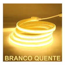 25mts Mangueira Fita Led Cob Ip67 280leds 18w Por Metro Cor Da Luz Branco Quente 3000k Tensão De Operação Escolher 110v Foto mini 2