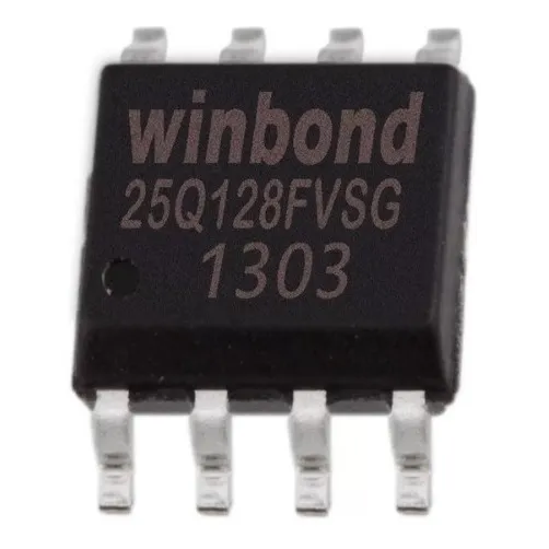 25q128fvsg 25q128 Eprom Bios Ci Virgem 3.3v Winbond - 5 Pçs Foto 1