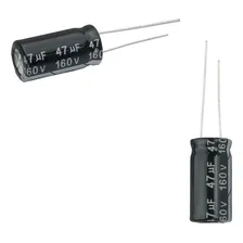 25x Capacitor Eletrolítico 47uf X 160v 105º Kit C/25 Peças Foto  mini 1
