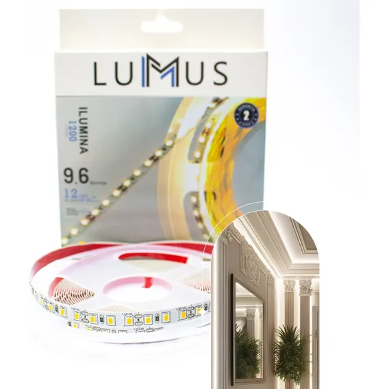 2835-120-05 - Fita Led 120leds 12v 4000k 9.6w/m Rolo 5mt Foto 1