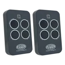 2pcs Controle Remoto Motor De Portão Tx Quattro Rossi 433mhz Cor Cinza-escuro Foto  mini 1