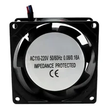 2pcs Ventilador Cooler Ventoinha Fan 80x80x38 110v 220v Led N/a Foto  mini 1