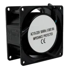 2pcs Ventilador Cooler Ventoinha Fan 80x80x38 110v 220v Led N/a Foto mini  3