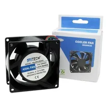 2pcs Ventilador Cooler Ventoinha Fan 80x80x38 110v 220v Led N/a Foto mini  2