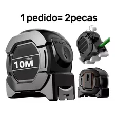 2Peças 10 Metros Trena Profissional Fita Métrica Fluorescente Retrátil Trava Foto mini 2