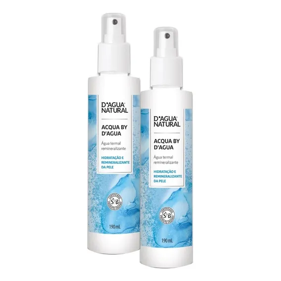 2un Agua Termal Remineralizante Calmante 190ml Dagua Natural Foto 1