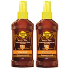2un Banana Boat Óleo Protetor Bronzeador Spray Fps 8 236ml Foto mini 1