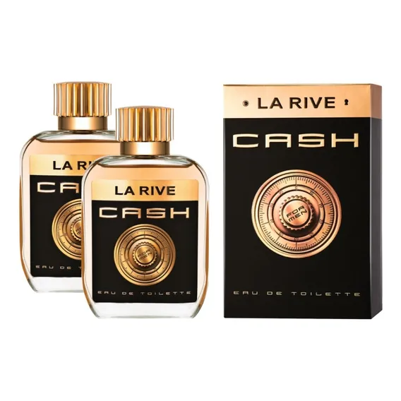 2un Cash La Rive Eau De Toilette Perfume Masculino 100ml Foto 1