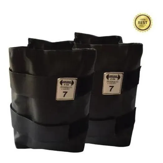 2x Caneleira/ Tornozeleira 7kg Super Premium Foto 1