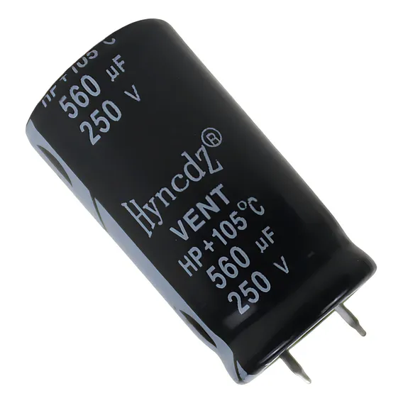 2x Capacitor Eletrolitico 560x250v-105 Graus Foto 1