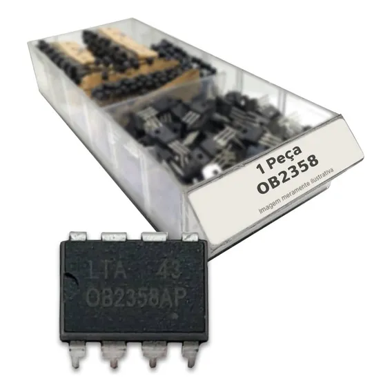 2x Circuito Integrado Ob2358ap = Ob2358 Ap = Ob 2358 - Dip8 Foto 1