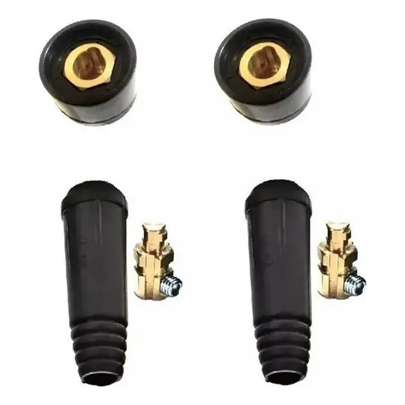 2x Conector Engate Rapido Cabo Solda Macho +fêmea Painel 9mm Foto 1